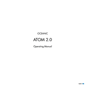 Oceanic Atom 2.0 Dive Computer Operating Manual