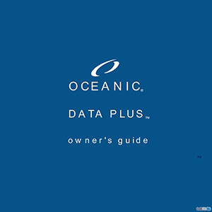 Oceanic Data Plus Dive Computer Owner's Guide