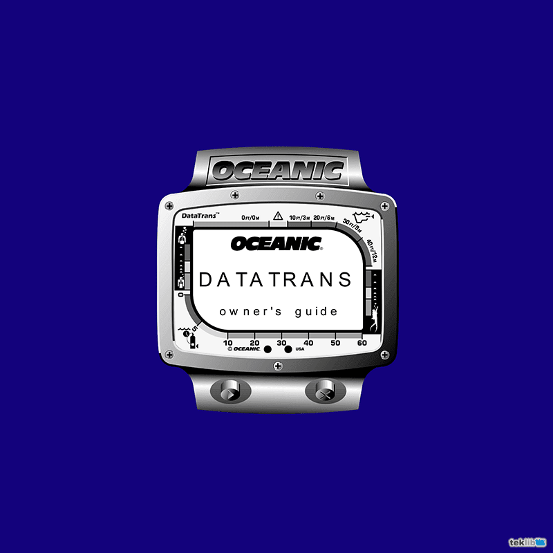 Oceanic DataTrans Dive Computer Owner's Guide