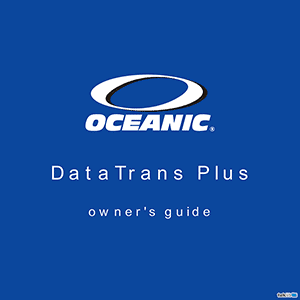 Oceanic DataTrans Plus Dive Computer Owner's Guide
