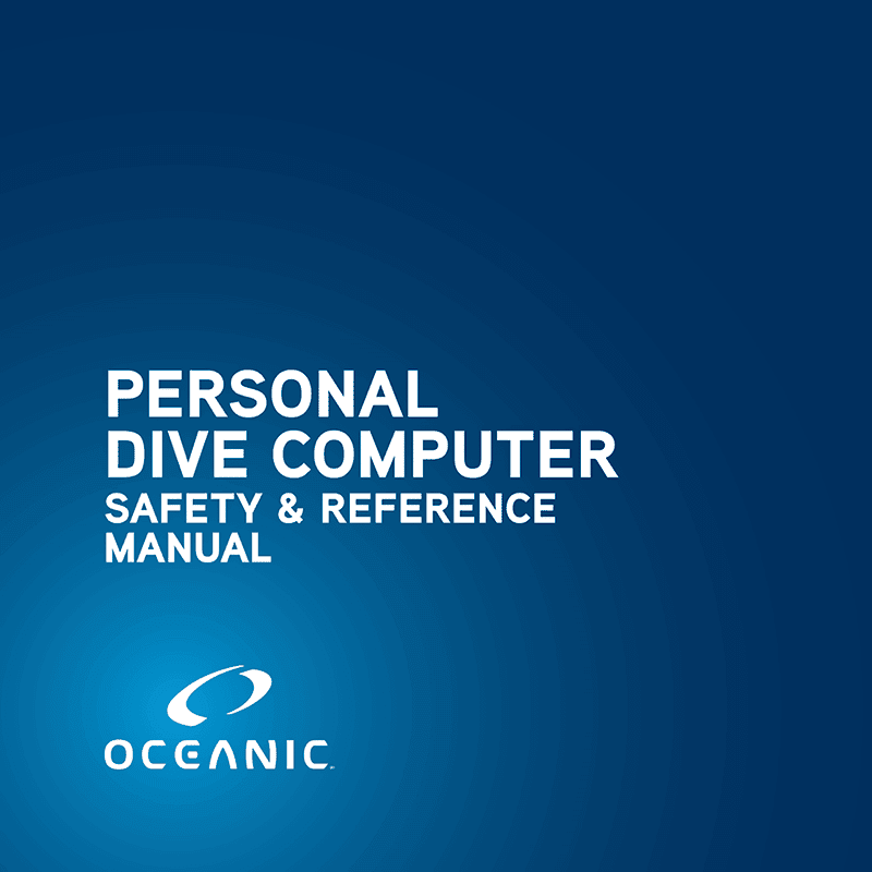 Oceanic Personal Dive Computer Safety and Reference Manual