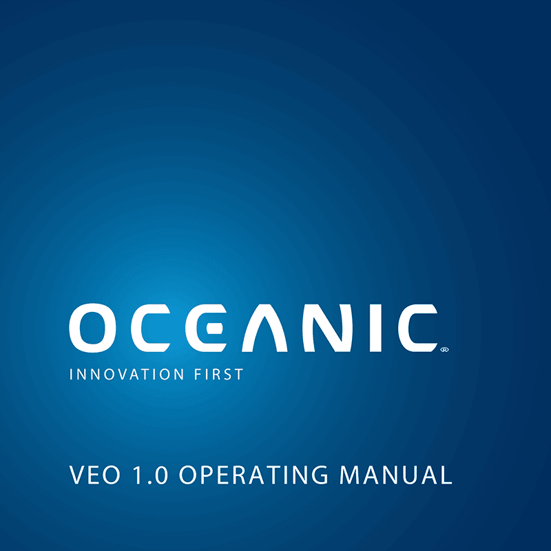 Oceanic Veo 1.0 Dive Computer Operating Manual