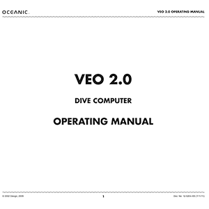 Oceanic Veo 2.0 Dive Computer Operating Manual