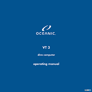 Oceanic VT3 Dive Computer Operating Manual