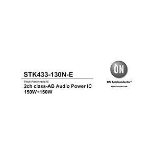 STK433-130N-E ON Semiconductor Audio Power Amplifier Data Sheet