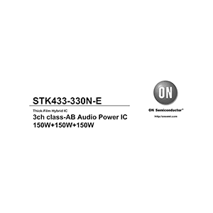 STK433-330N-E ON Semiconductor Audio Power Amplifier Data Sheet