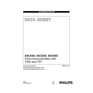 PCA84C440 Philips 8-bit microcontroller Data Sheet