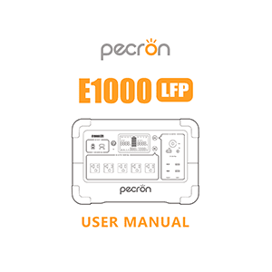 Pecron E1000LFP Portable Power Station User Manual