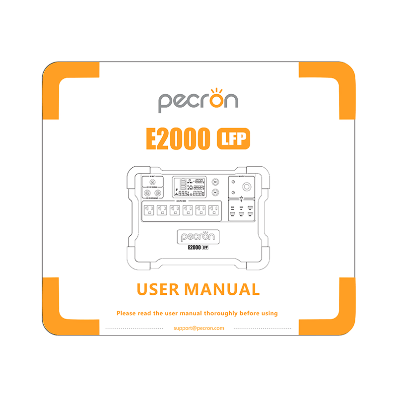 Pecron E2000LFP Expandable Portable Power Station User Manual