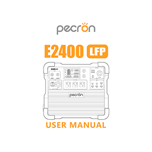 Pecron E2400LFP Portable Power Station User Manual