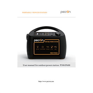 Pecron P500 Portable Power Station User Manual