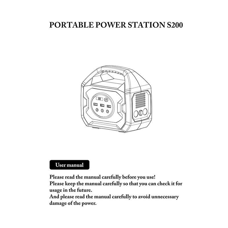 Pecron S200 Portable Power Station User Manual