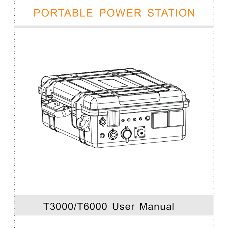 Pecron T3000 Portable Power Station User Manual