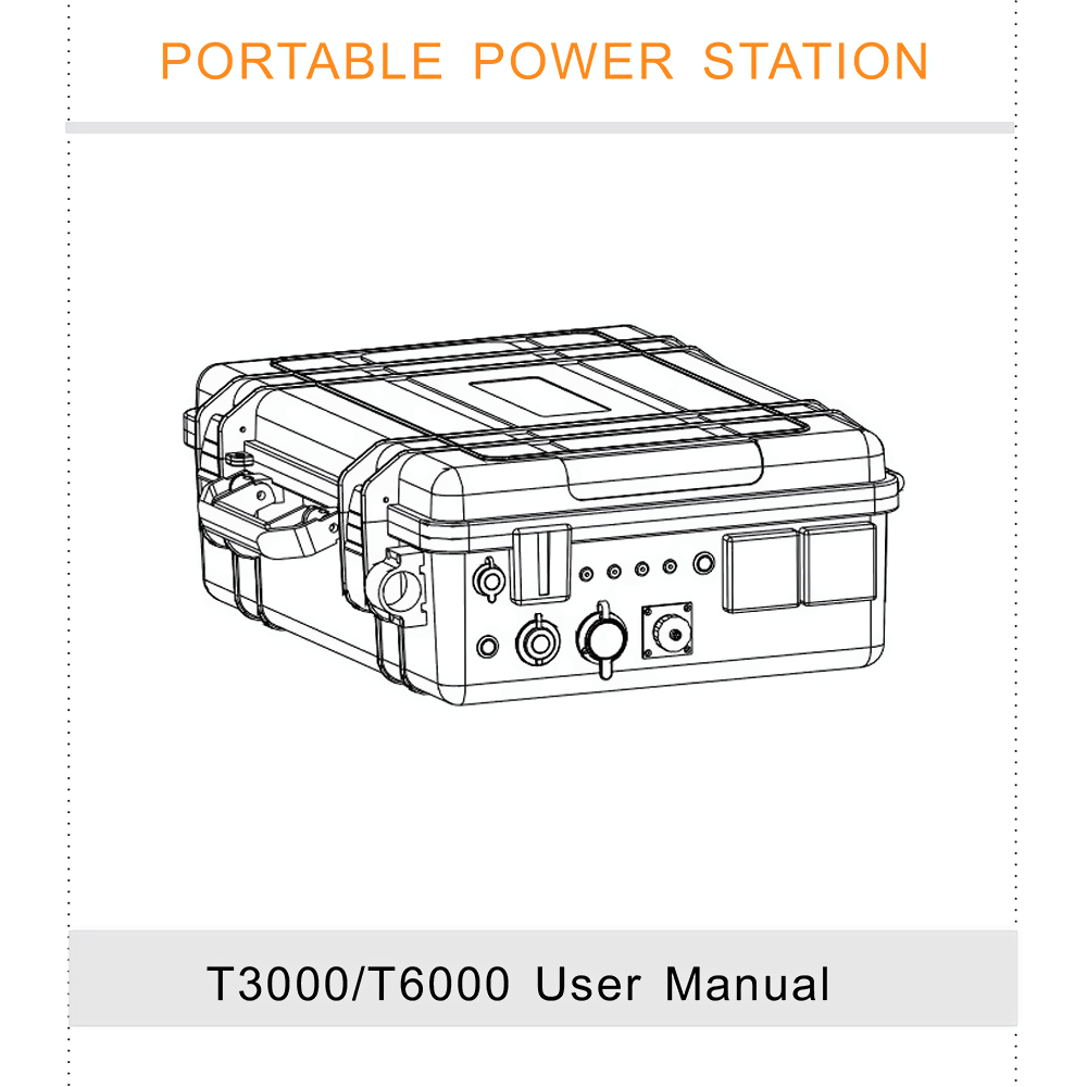 Pecron T6000 Portable Power Station User Manual