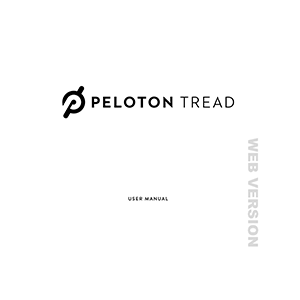 Peloton Tread User Manual