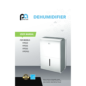 Perfect Aire 1PFD35 Dehumidifier User Manual