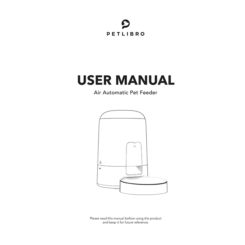 Petlibro 2L Air Automatic Pet Feeder PLAF008 User Manual