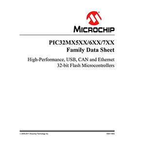 PIC32MX564F064H Microchip Flash Microcontroller Data Sheet