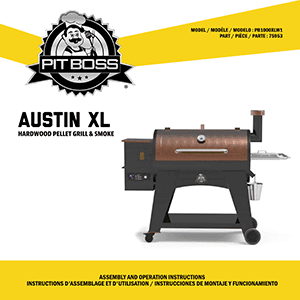 Pit Boss Austin XL Wood Pellet Grill PB1000XLW1 User Manual