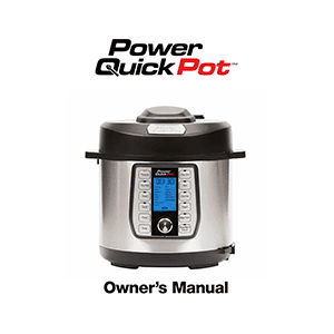 User manual for POWER QUICK POT 6QT Y6D-36