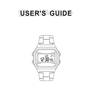 Q&Q M173 Cal MD17421 Digital Watch Instruction Manual