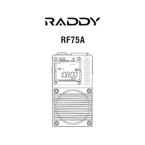 Raddy RF75A Full Band DSP Radio User Manual