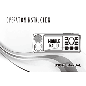 Radtel RT-20M Radio User Manual