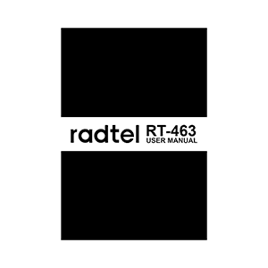 Radtel RT-463 Radio User Manual