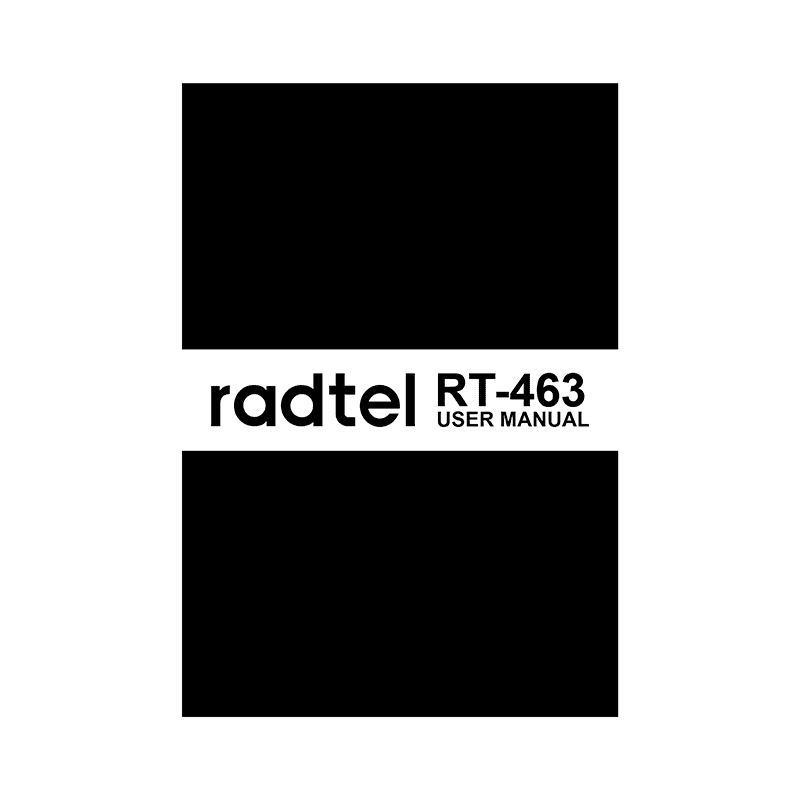 Radtel RT-463 Radio User Manual