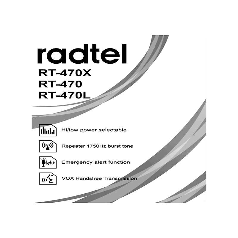 Radtel RT-470 Radio User Manual