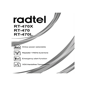 Radtel RT-470L Radio User Manual
