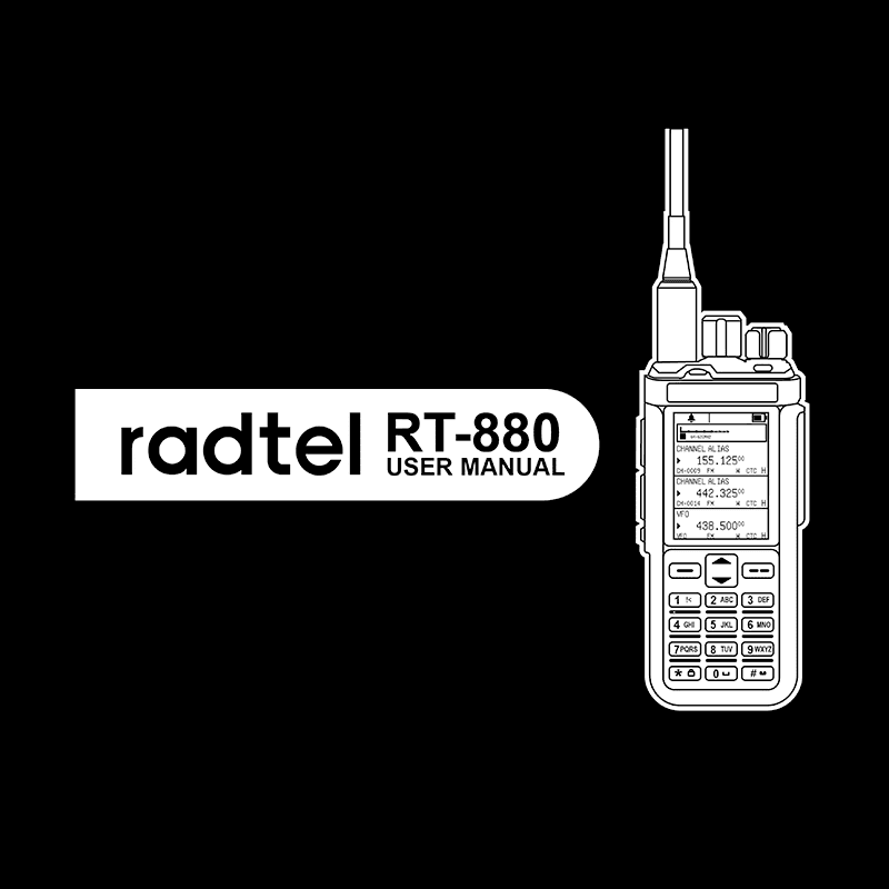 Radtel RT-880 Radio User Manual