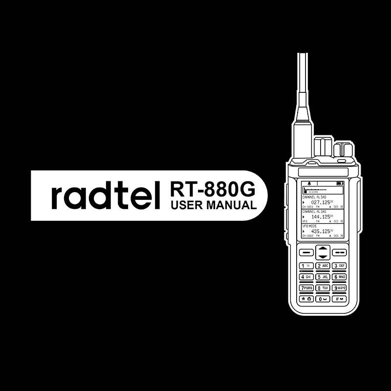 Radtel RT-880G Radio User Manual