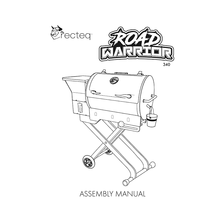 User guides and assembly manuals for RECTEQ / REC TEC grills