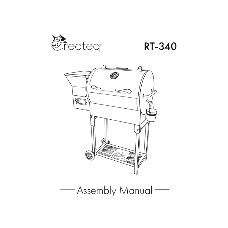 RT340 recteq Wood Pellet Grill User Manual