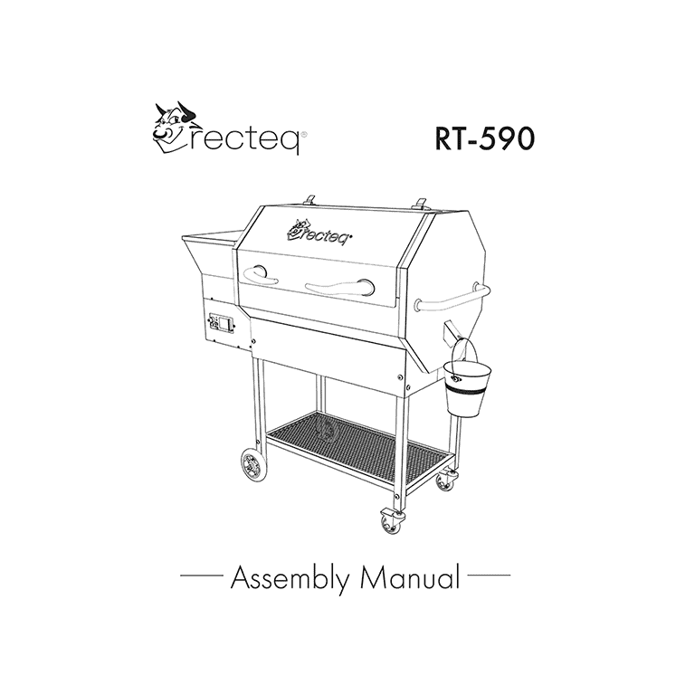 RT590 recteq Wood Pellet Grill User Manual