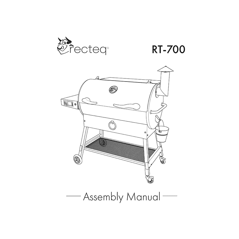 RT700 recteq Wood Pellet Grill User Manual