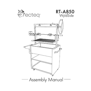 RECTEQ RT-A850 WyldSide Argentina Cooker Manual