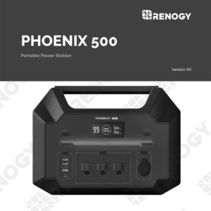 Renogy PHOENIX 500 Portable Power Station RPS5080AA User Manual