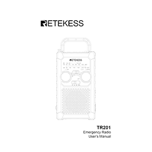 Retekess TR201 Emergency Radio User's Manual