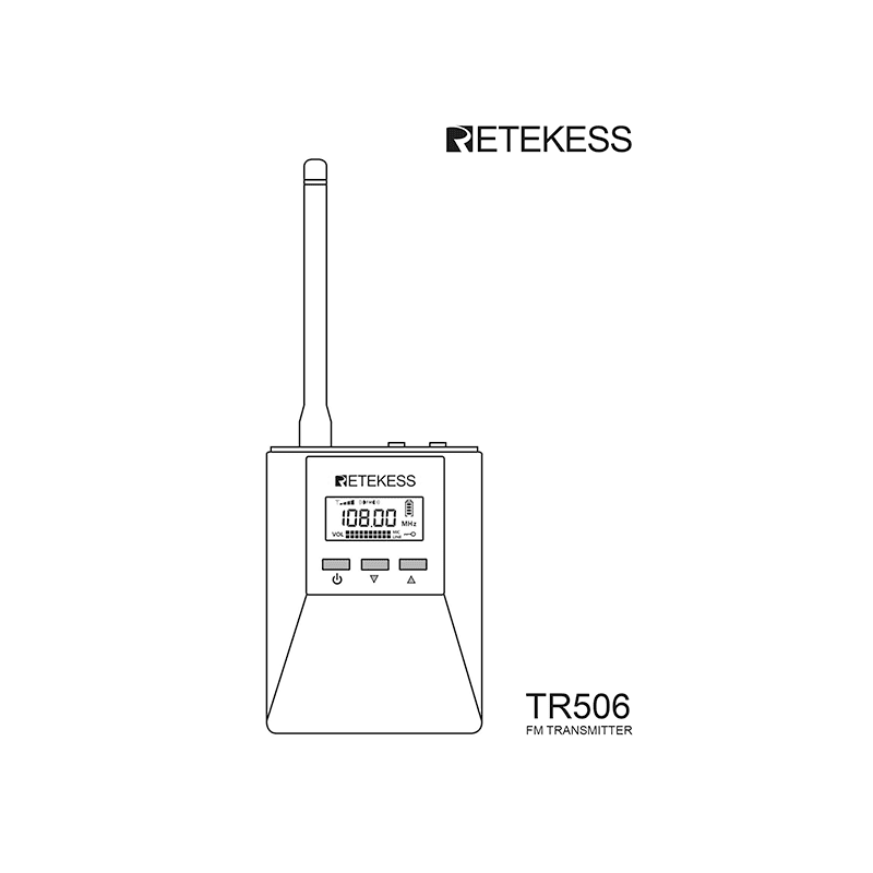 Retekess TR506 FM Transmitter User Manual