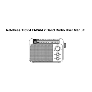 Retekess TR604 Radio User Manual