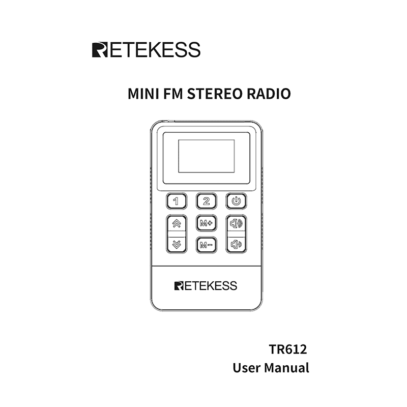 Retekess TR612 Radio User Manual