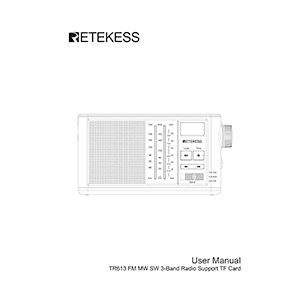 Retekess TR613 Radio User Manual