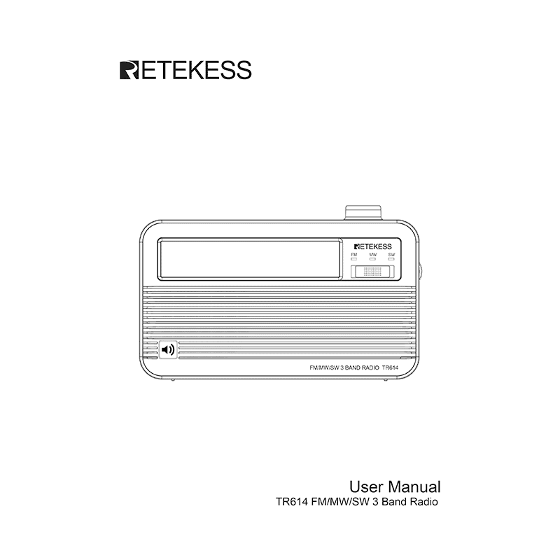 Retekess TR614 Radio User Manual