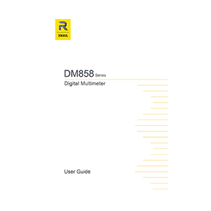 Rigol DM858 / DM858E Digital Multimeter User Manual