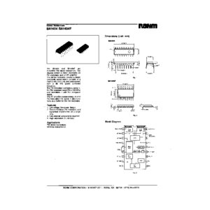 BA1404 ROHM FM Stereo Transmitter Data Sheet