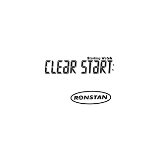 Ronstan Clear Start RF4030 Starting Watch Operating Instructions