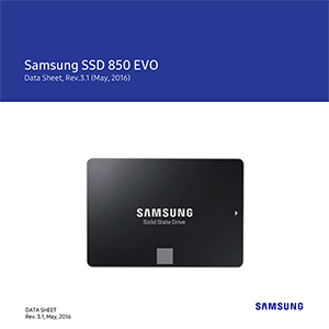 Samsung SSD 850 EVO 120GB SATA MZ-75E120 Data Sheet