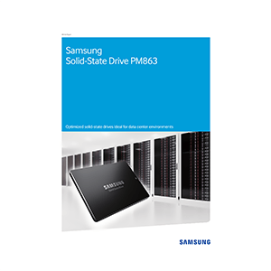 Samsung SSD PM863 240GB SATA MZ-7LM240Z Data Sheet